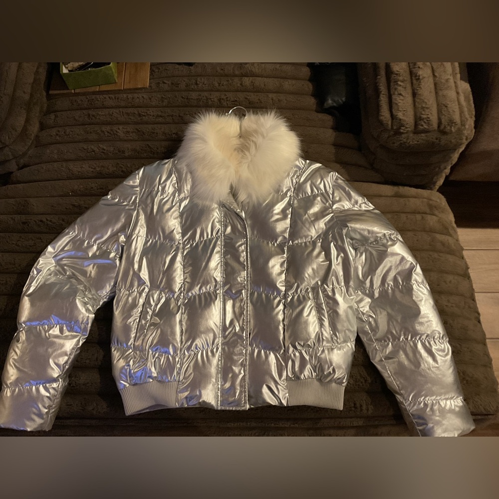 Generation Love Shimmering Silver Outerwear